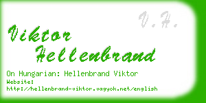 viktor hellenbrand business card